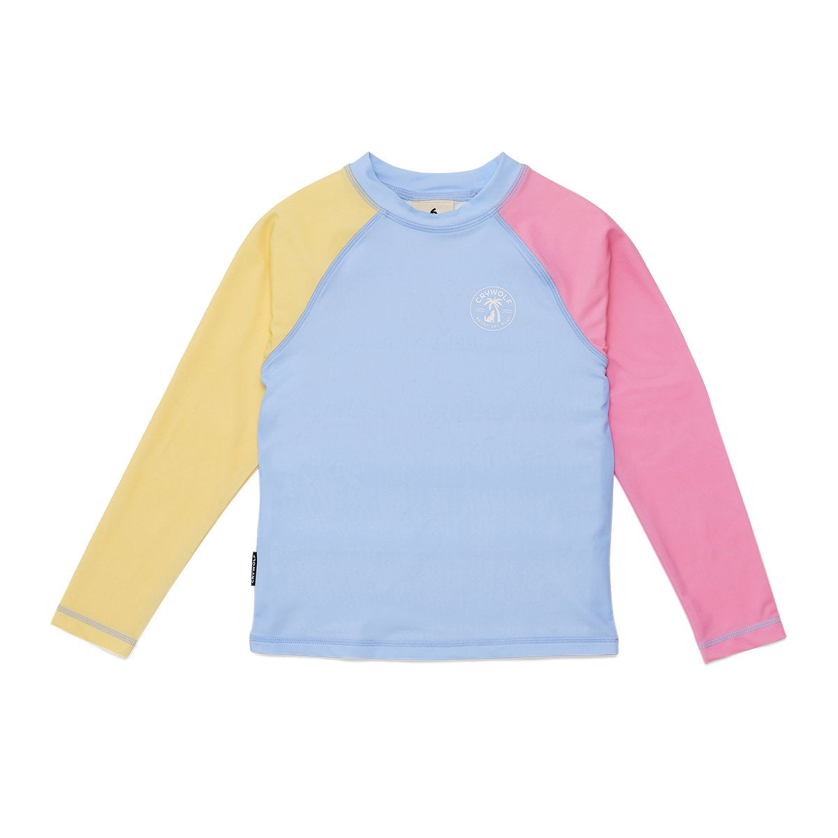 Long Sleeve Rash Vest Pop Colourblock
