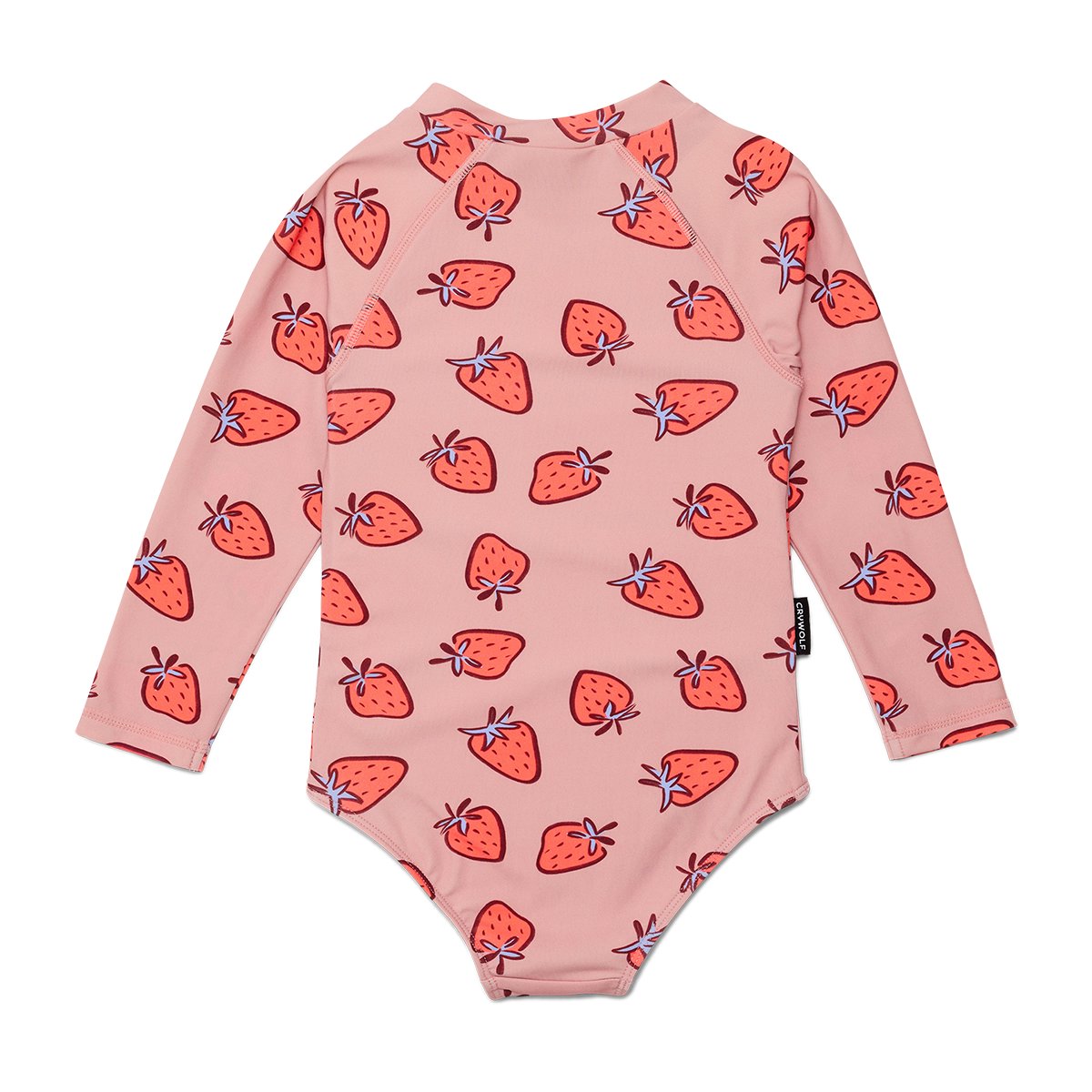 Long Sleeve Swimsuit Strawberry Splash