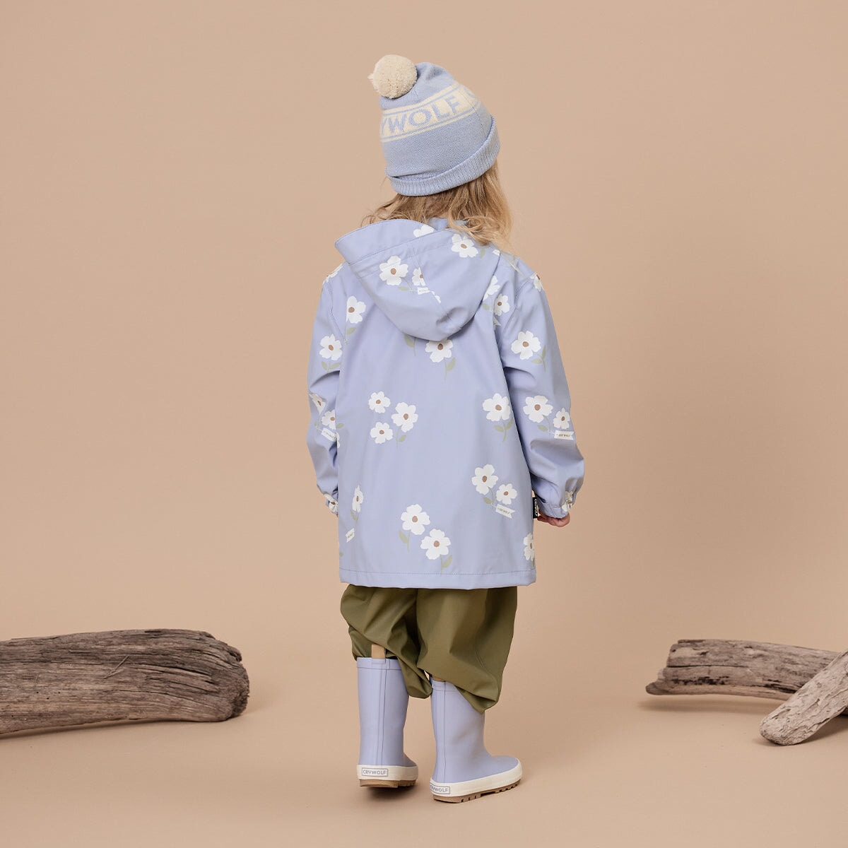 Play Jacket Floral Periwinkle