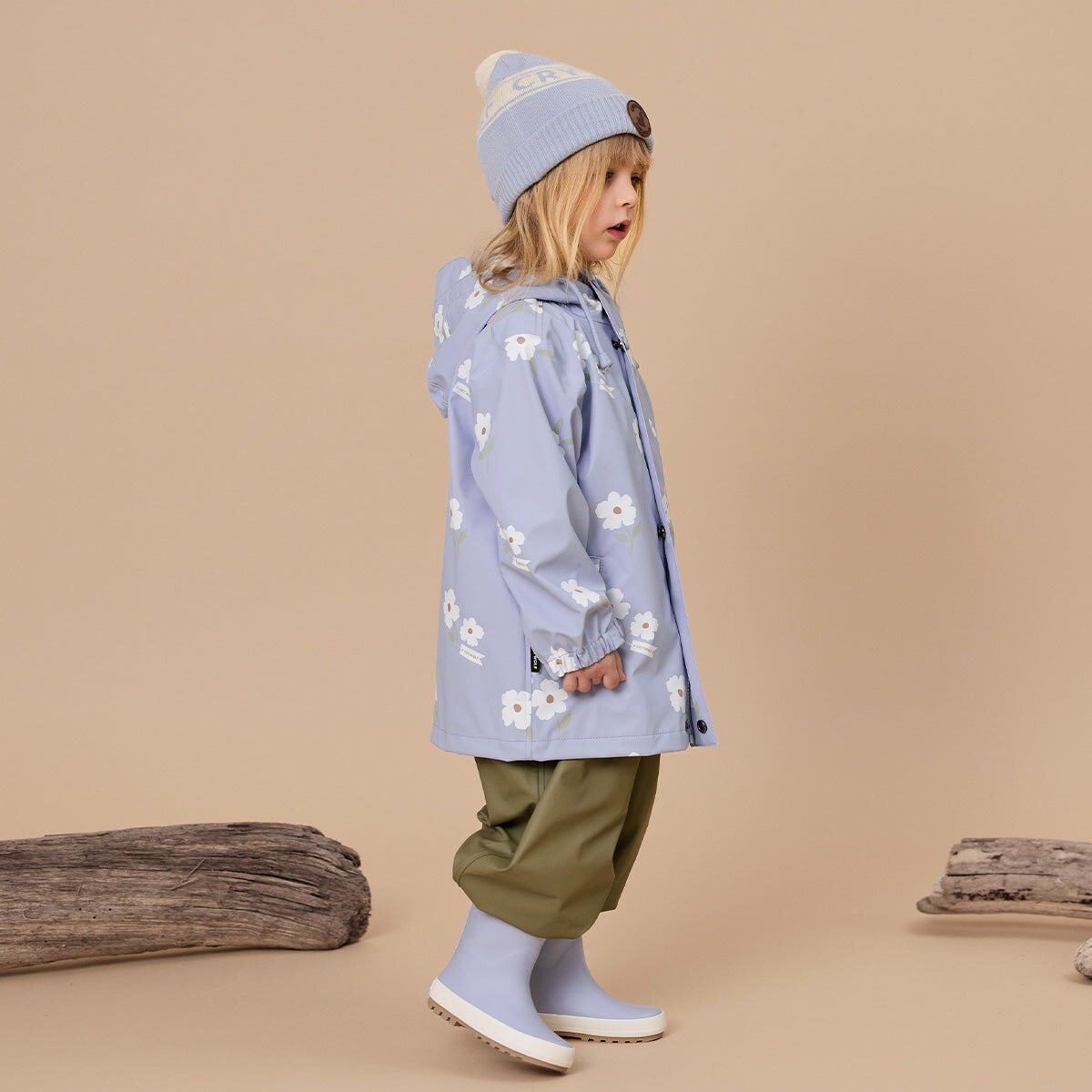 Play Jacket Floral Periwinkle