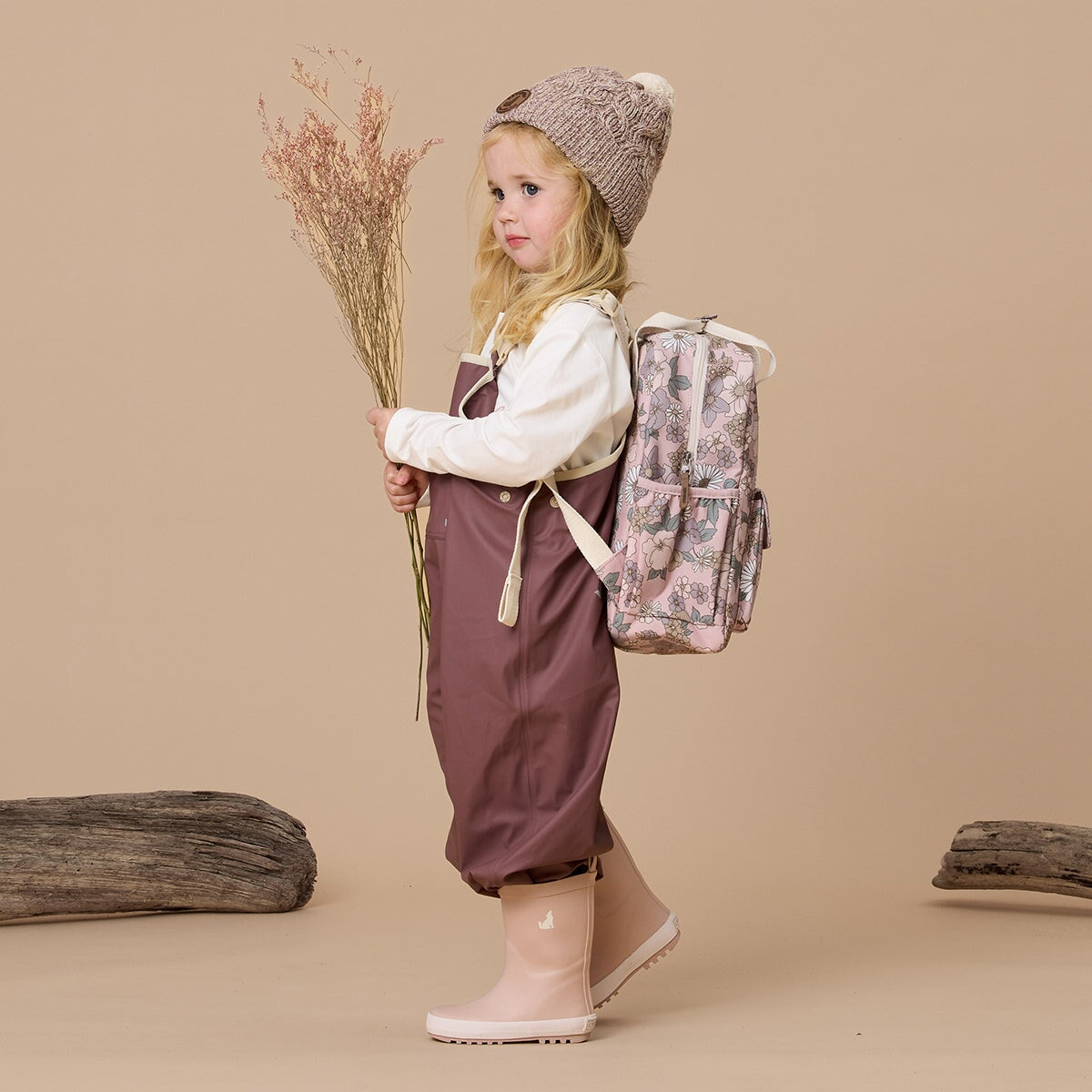 Rain Overalls Mauve