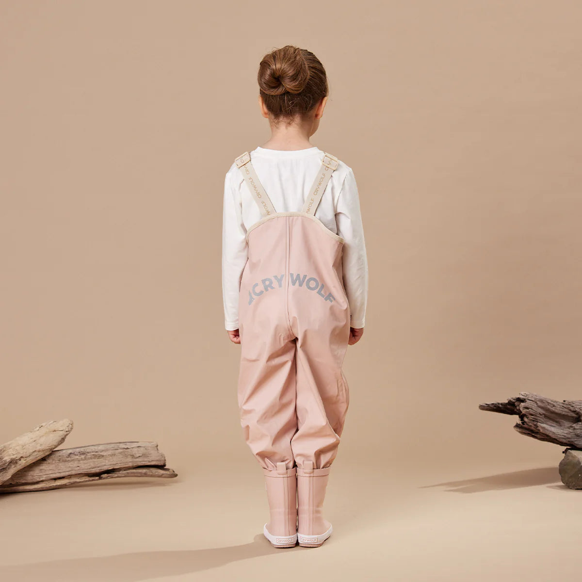 Rain Overalls Dusty Pink