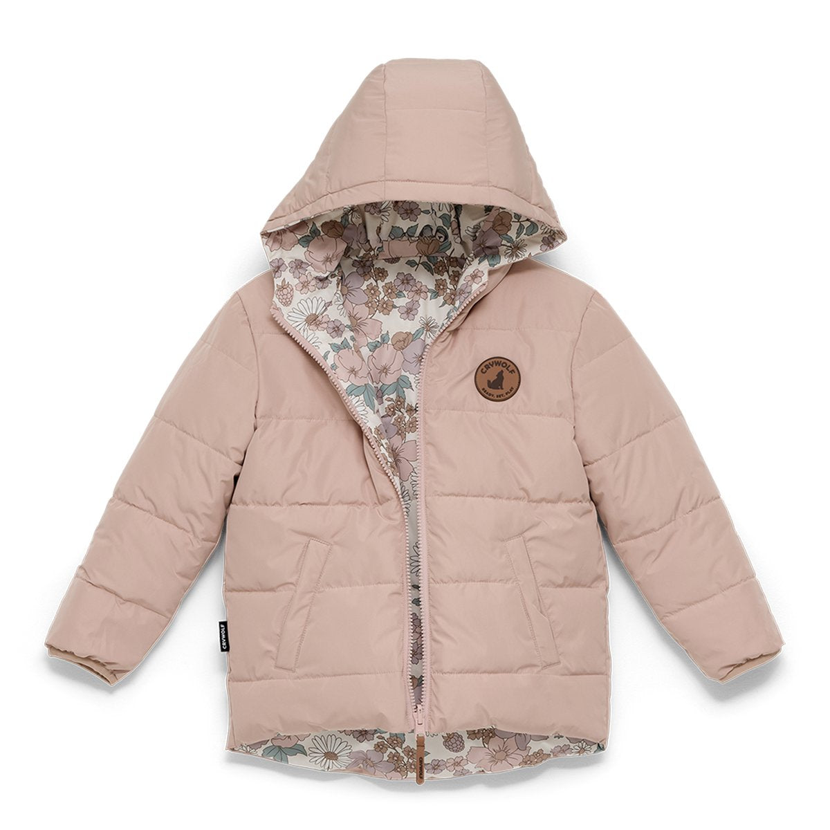 Reversible Eco-Puffer Daisy Floral