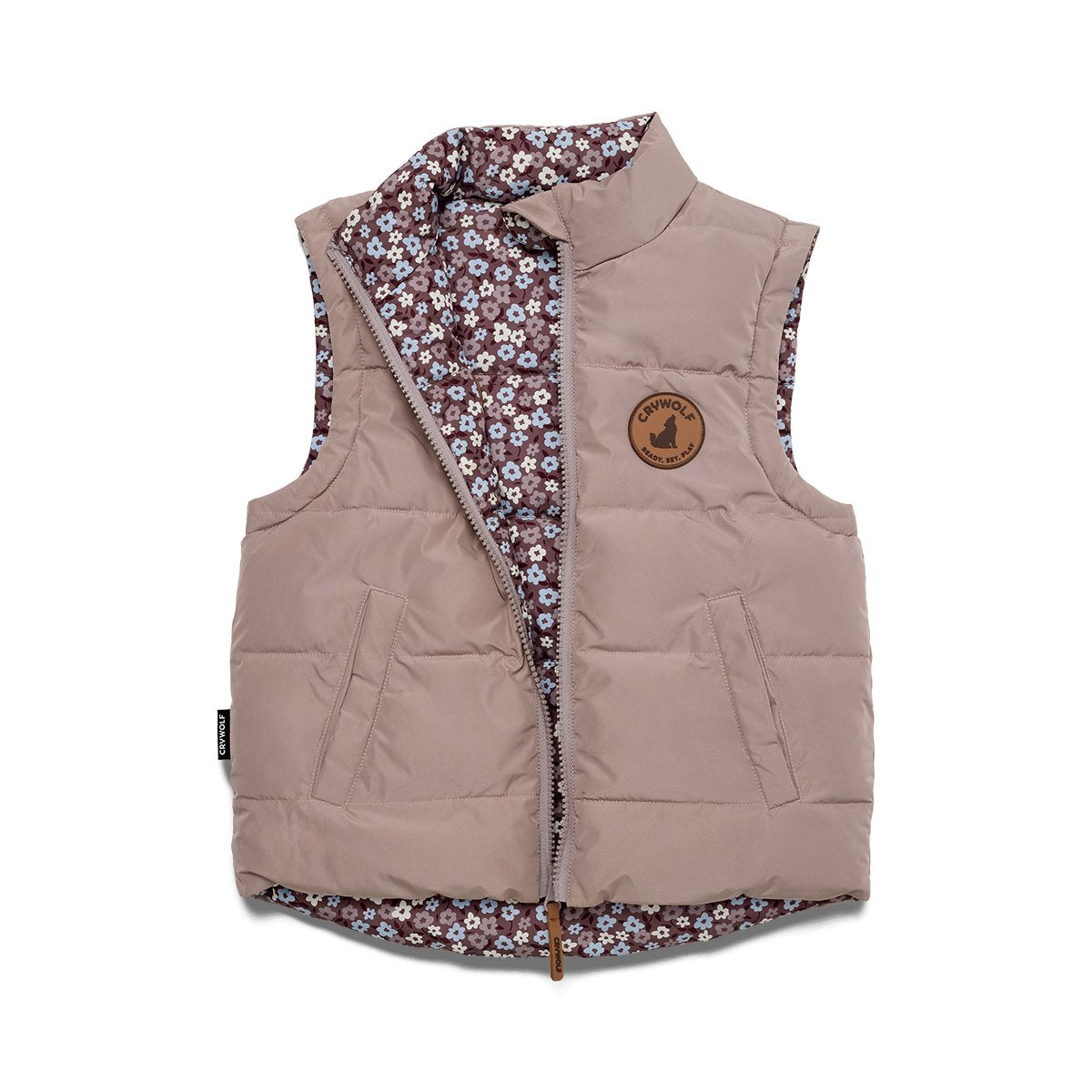 Reversible Vest Flower Fields
