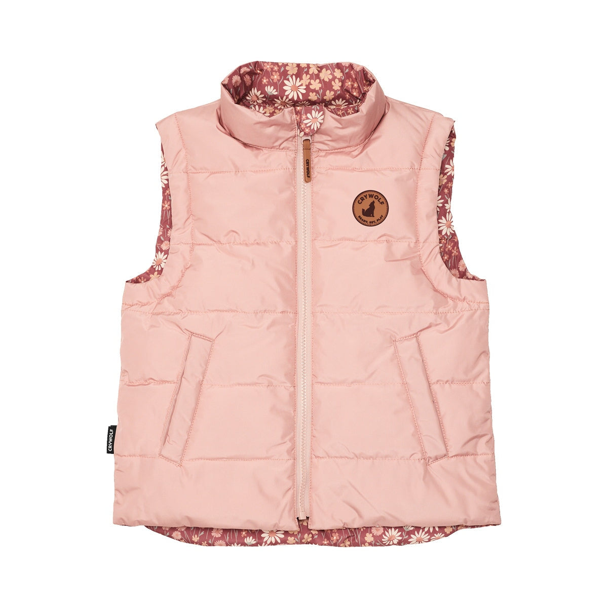 Reversible Vest Rosewood Floral