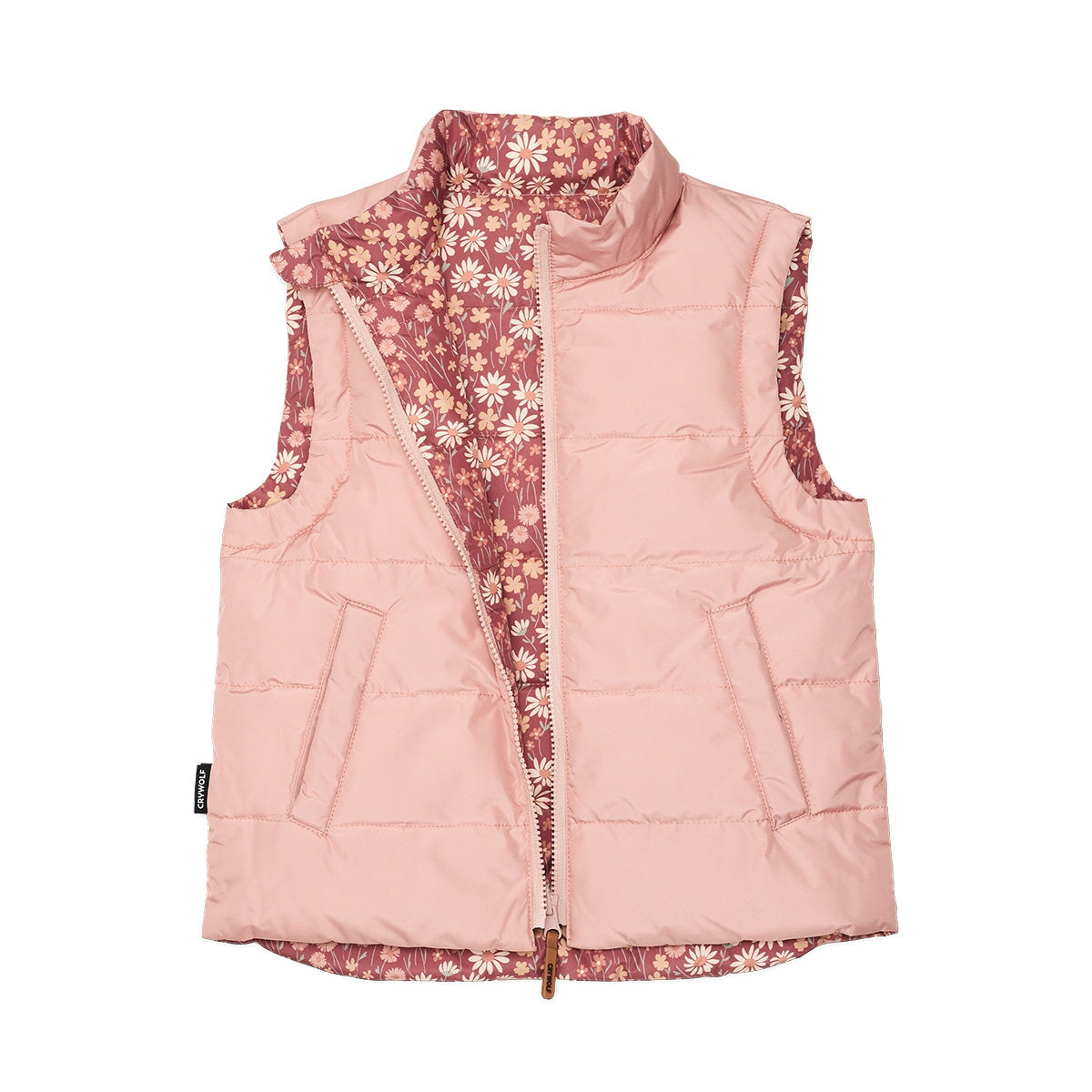 Reversible Vest Rosewood Floral