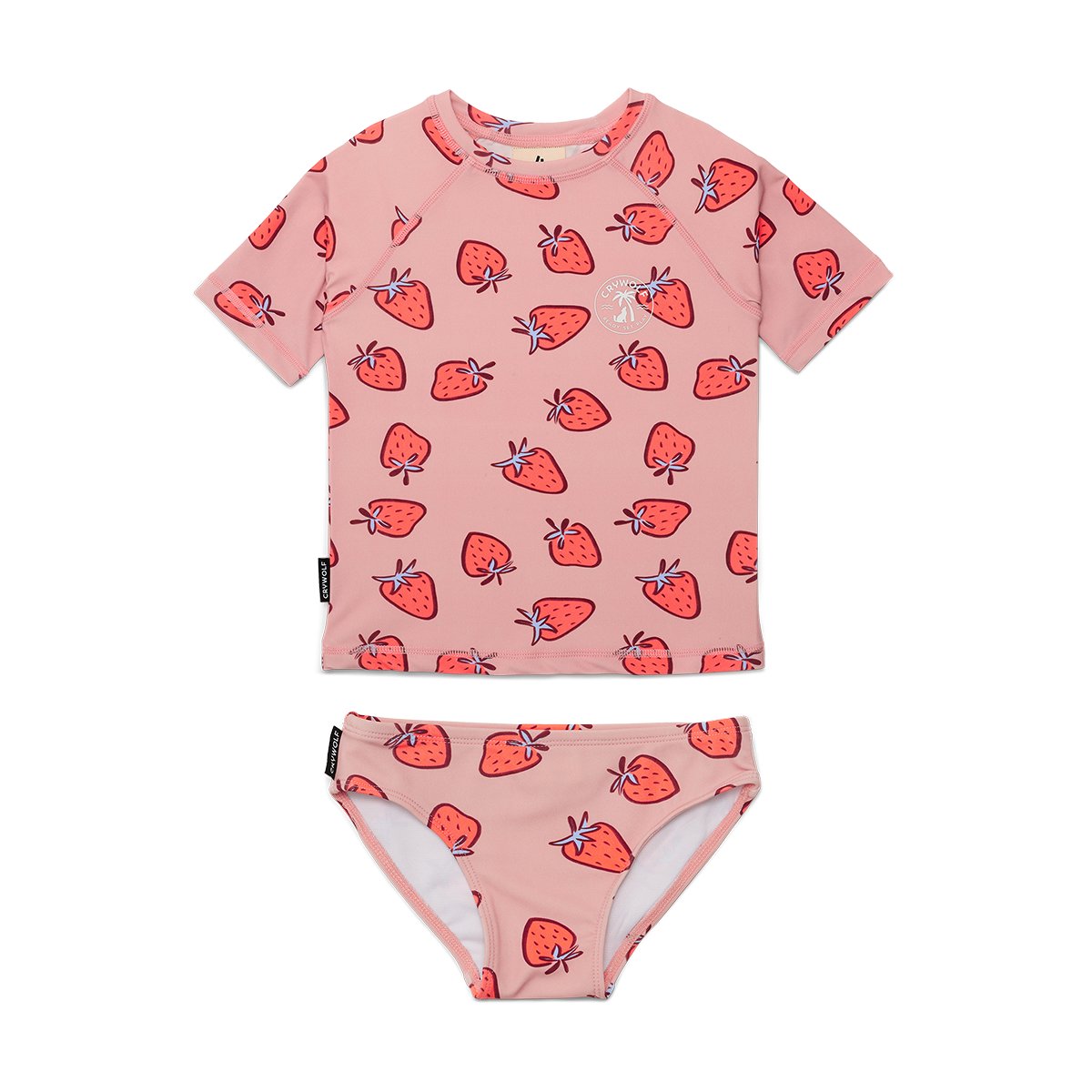 Short Sleeve Rash Set Strawberry Splash