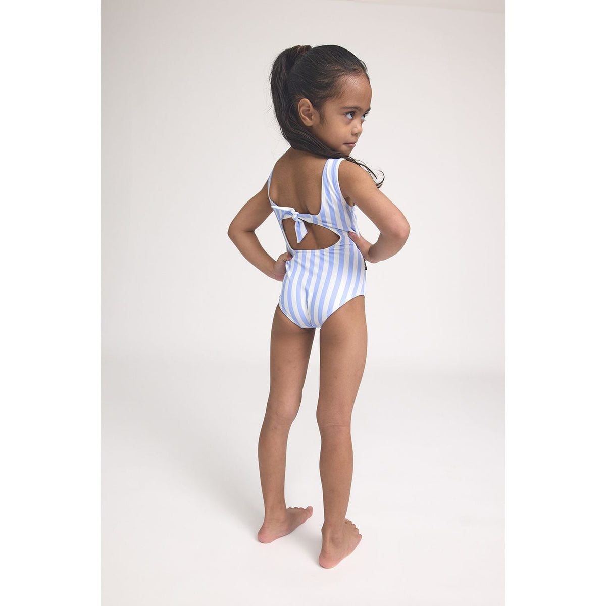 Swimsuit Sky Blue Stripe