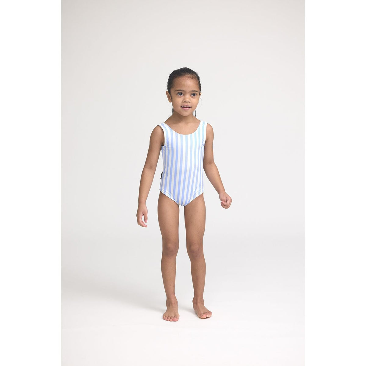 Swimsuit Sky Blue Stripe