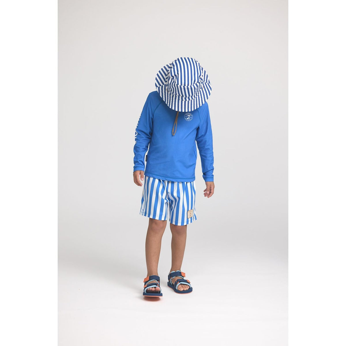 Long Sleeve Rash Vest Deep Sea Blue