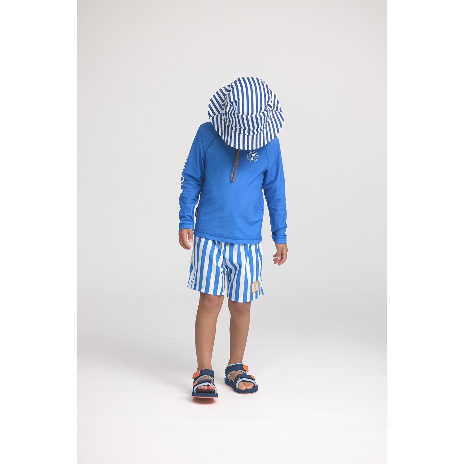 Long Sleeve Rash Vest Deep Sea Blue