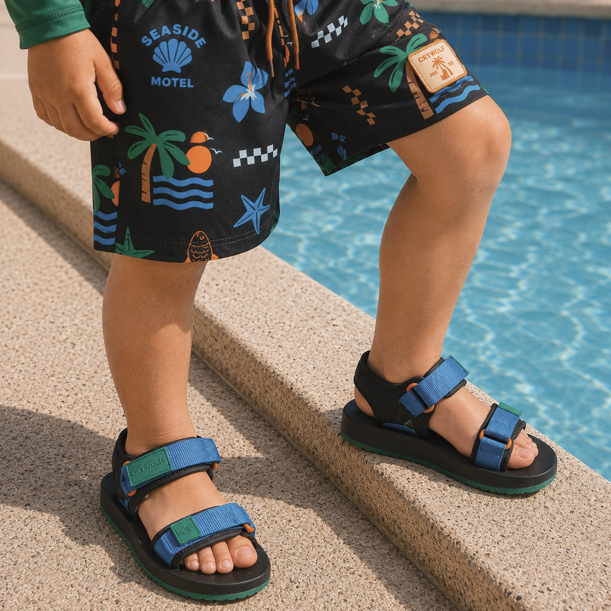 Crywolf Beach Sandal - Sea Green