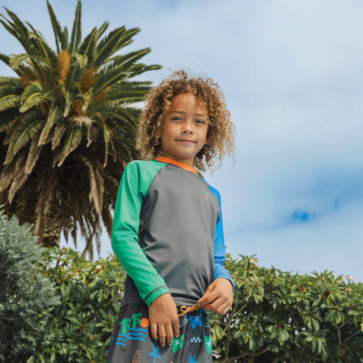 Crywolf Rash Vest - Seaside Colourblock