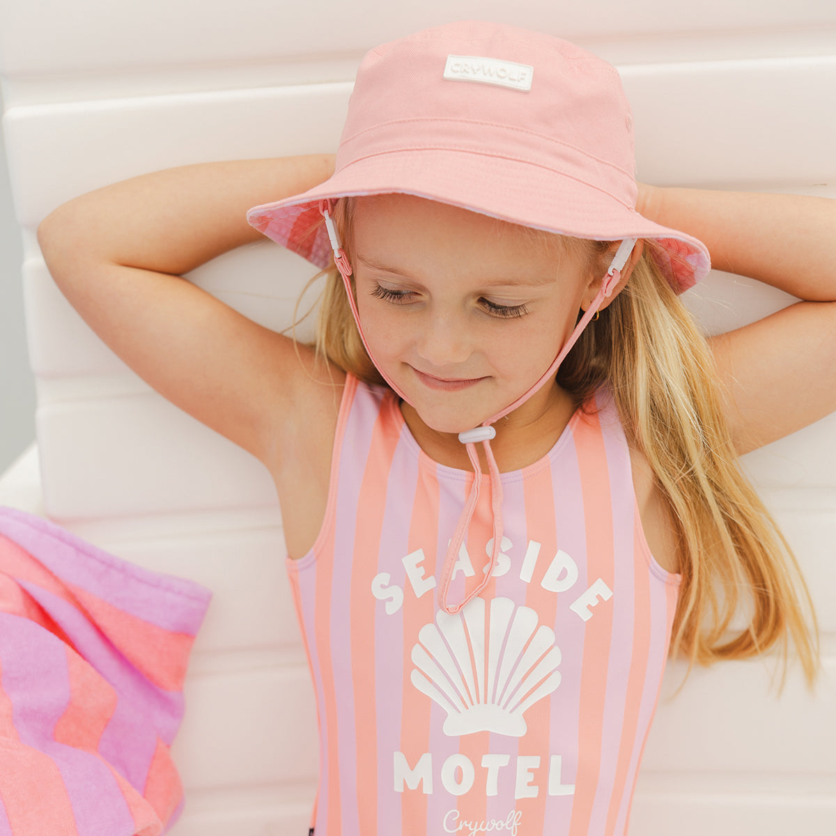 Crywolf Swimsuit - Seashell Stripe