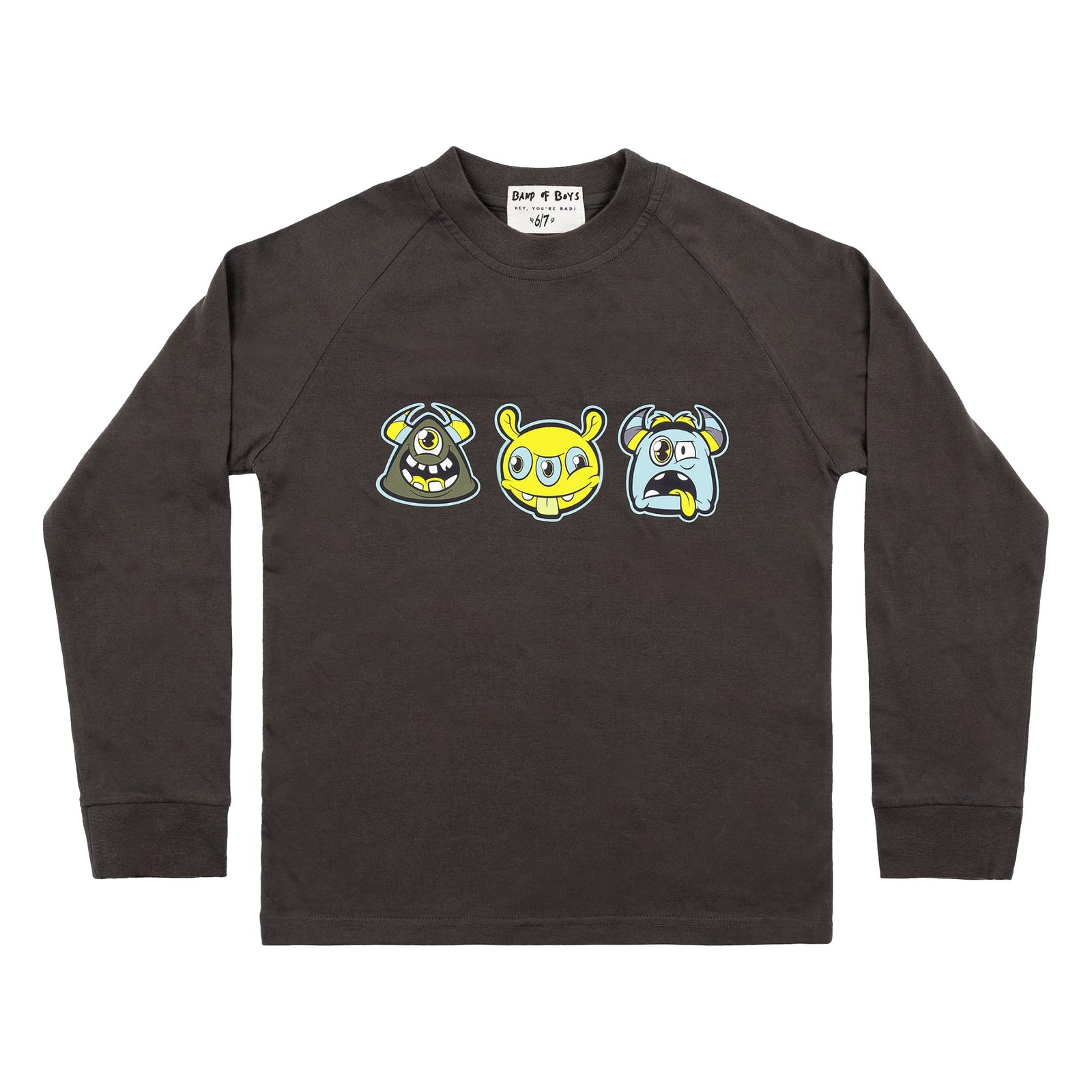 Charcoal Monster LS Tee
