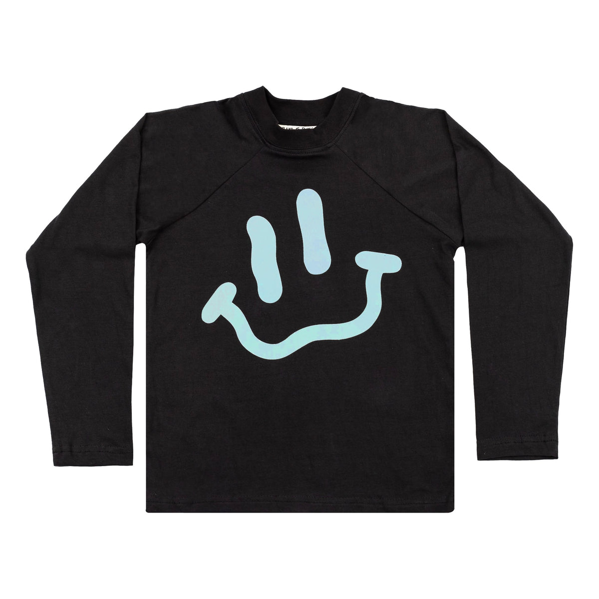 Charcoal Smile LS Tee