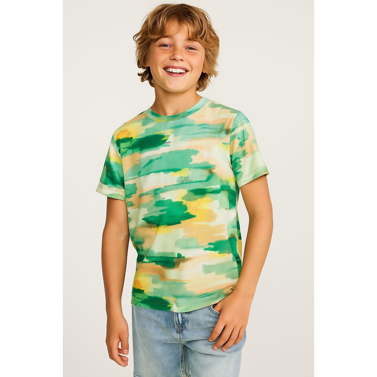 Regular Fit Printed T-Shirt - Free Spirit Camo