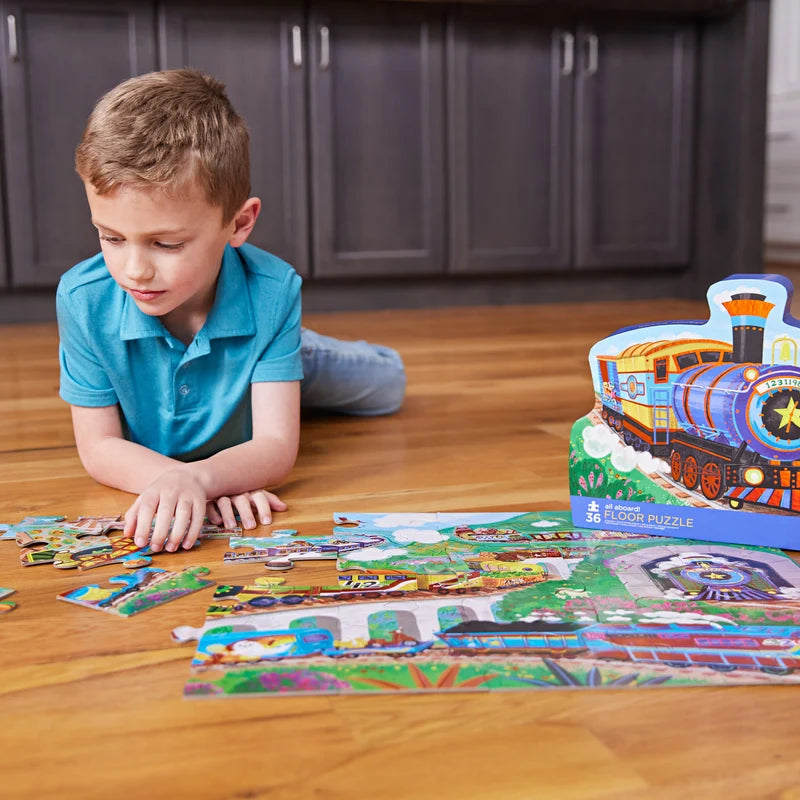 Classic Floor Puzzle 36 pc - All Aboard