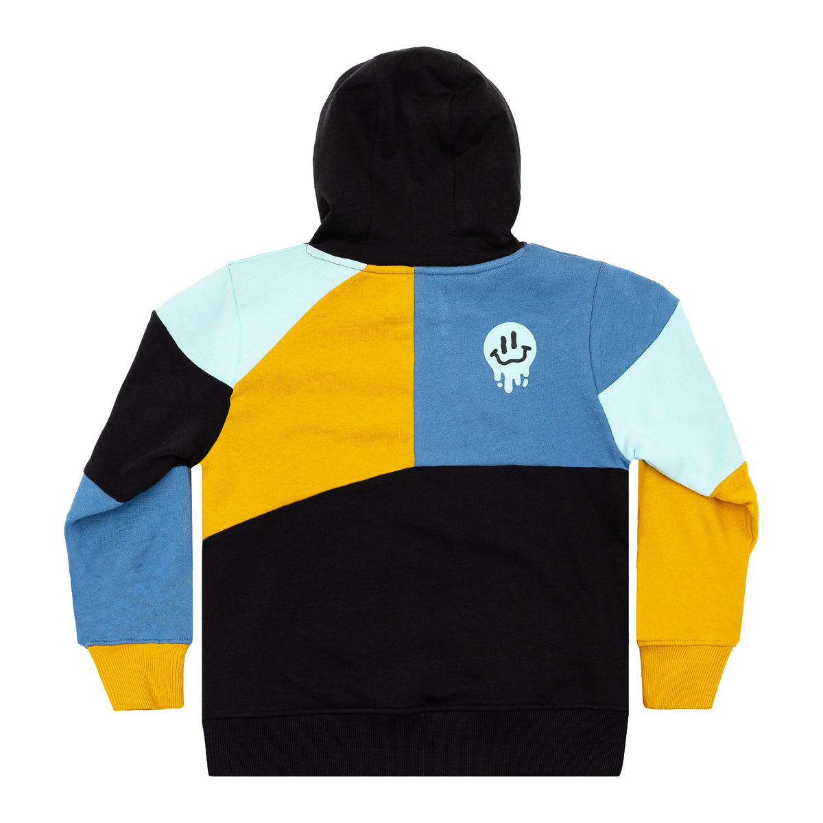 Colour Block Harlequin Hood