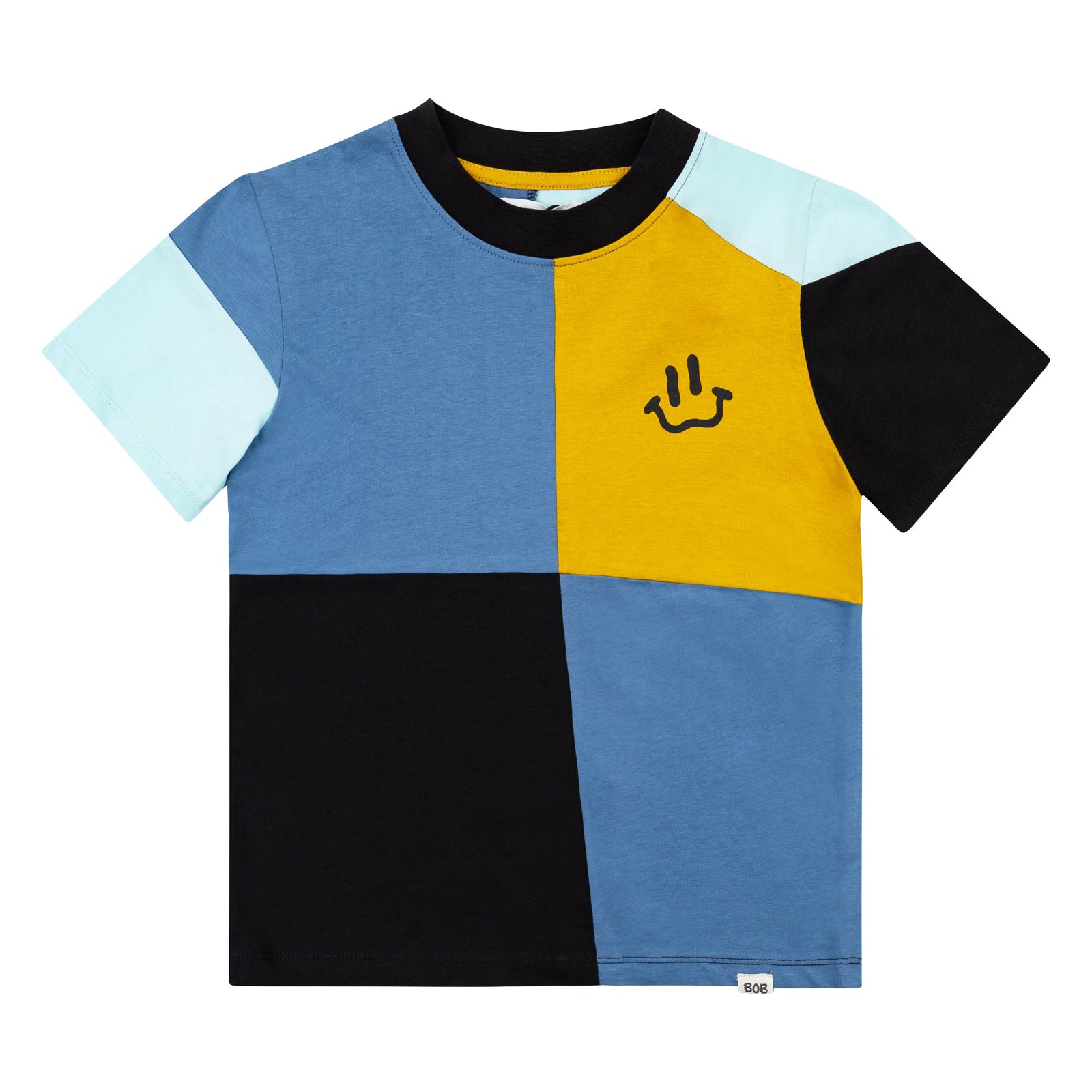 Colour Block Harlequin SS Tee