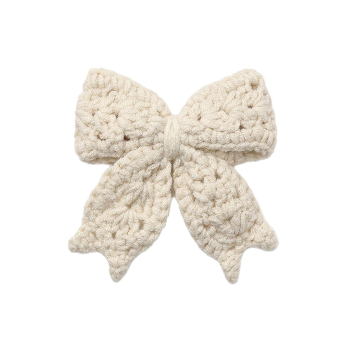 Crochet Bow Natural