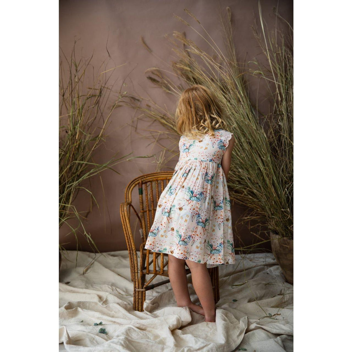 Cross My Heart Dress-Marshmallow