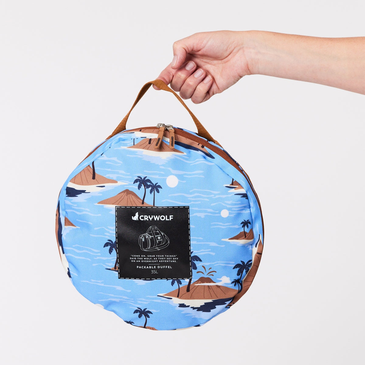 Packable Duffel Blue Lost Island