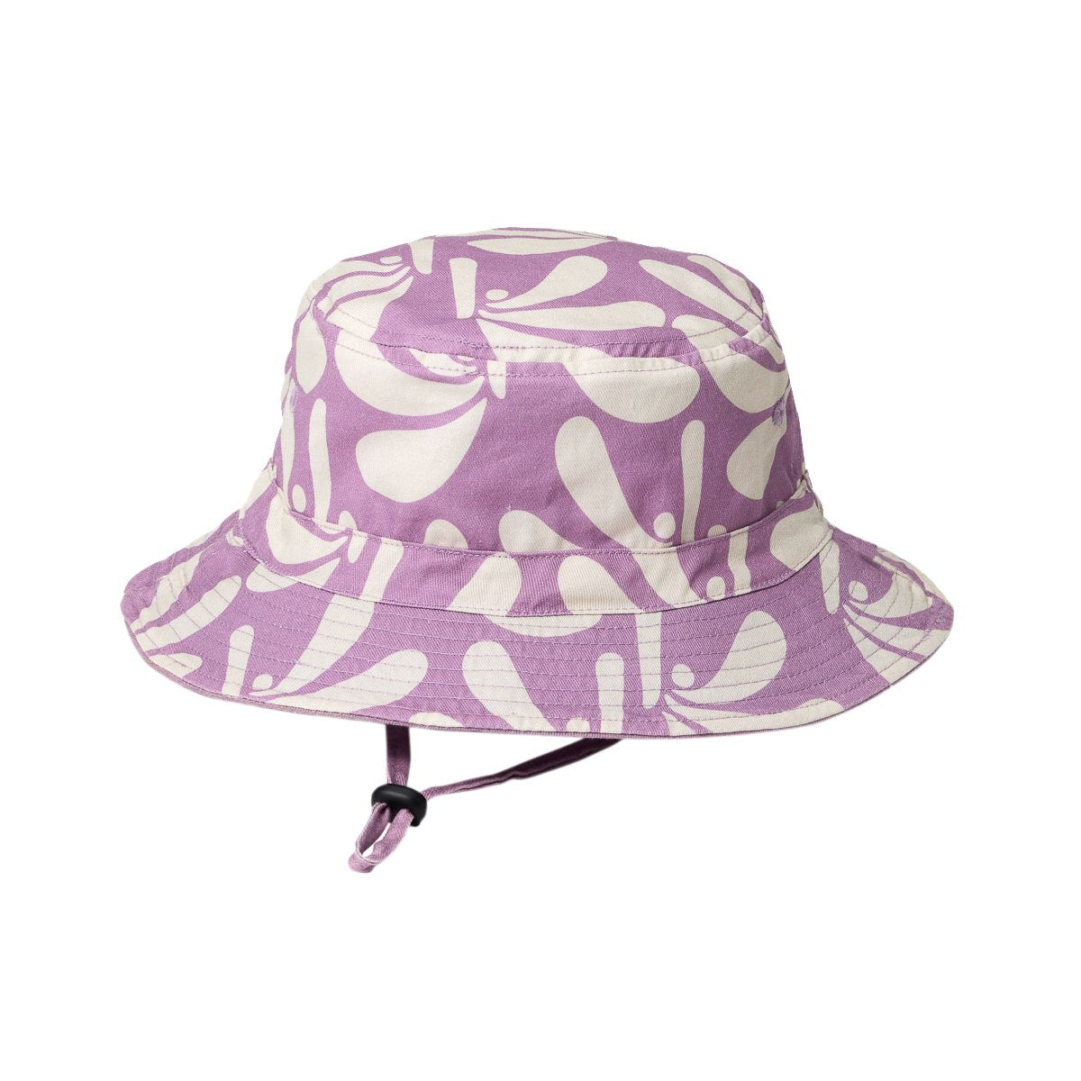 Reversible Bucket Hat Lilac Palms