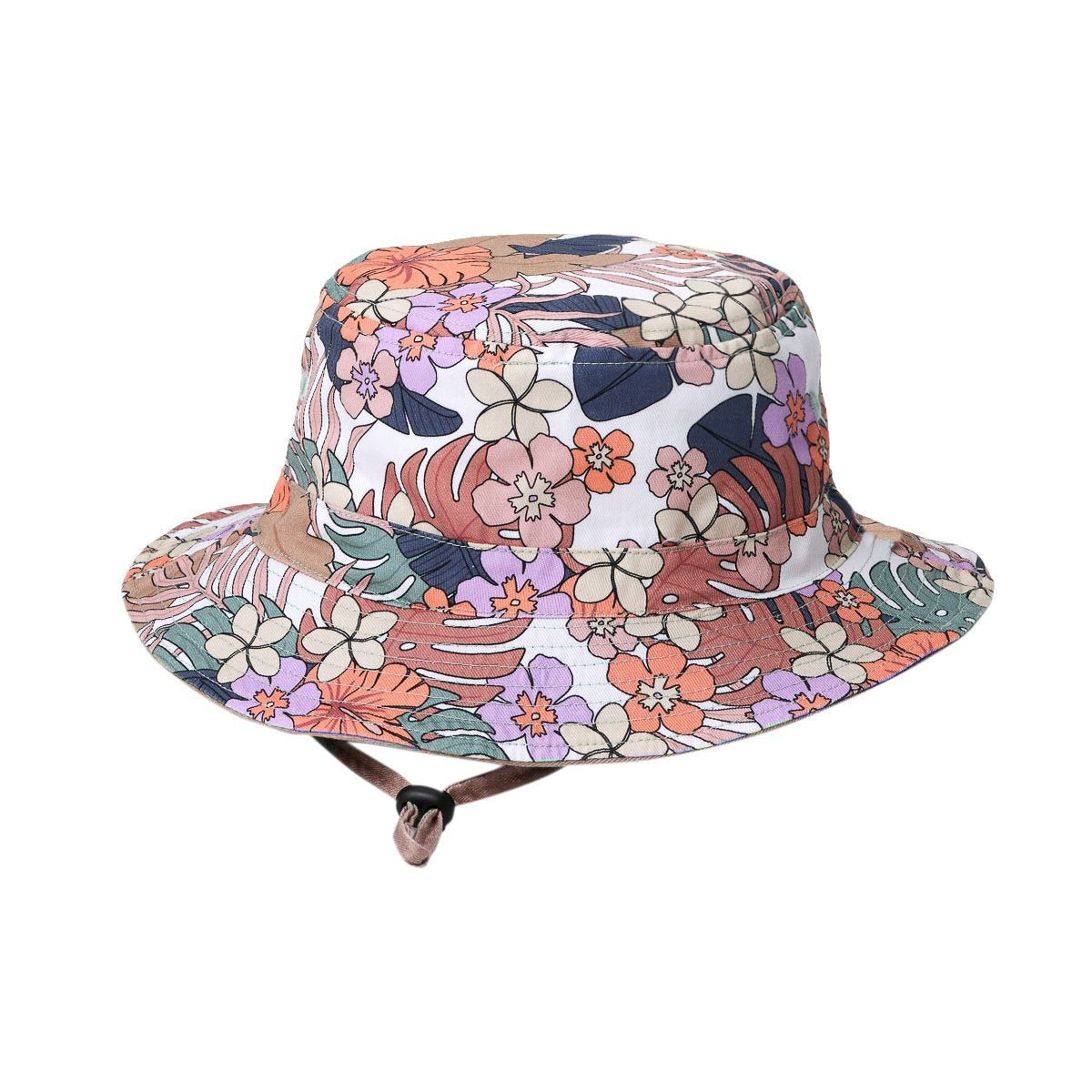 Reversible Bucket Hat Tropical Floral