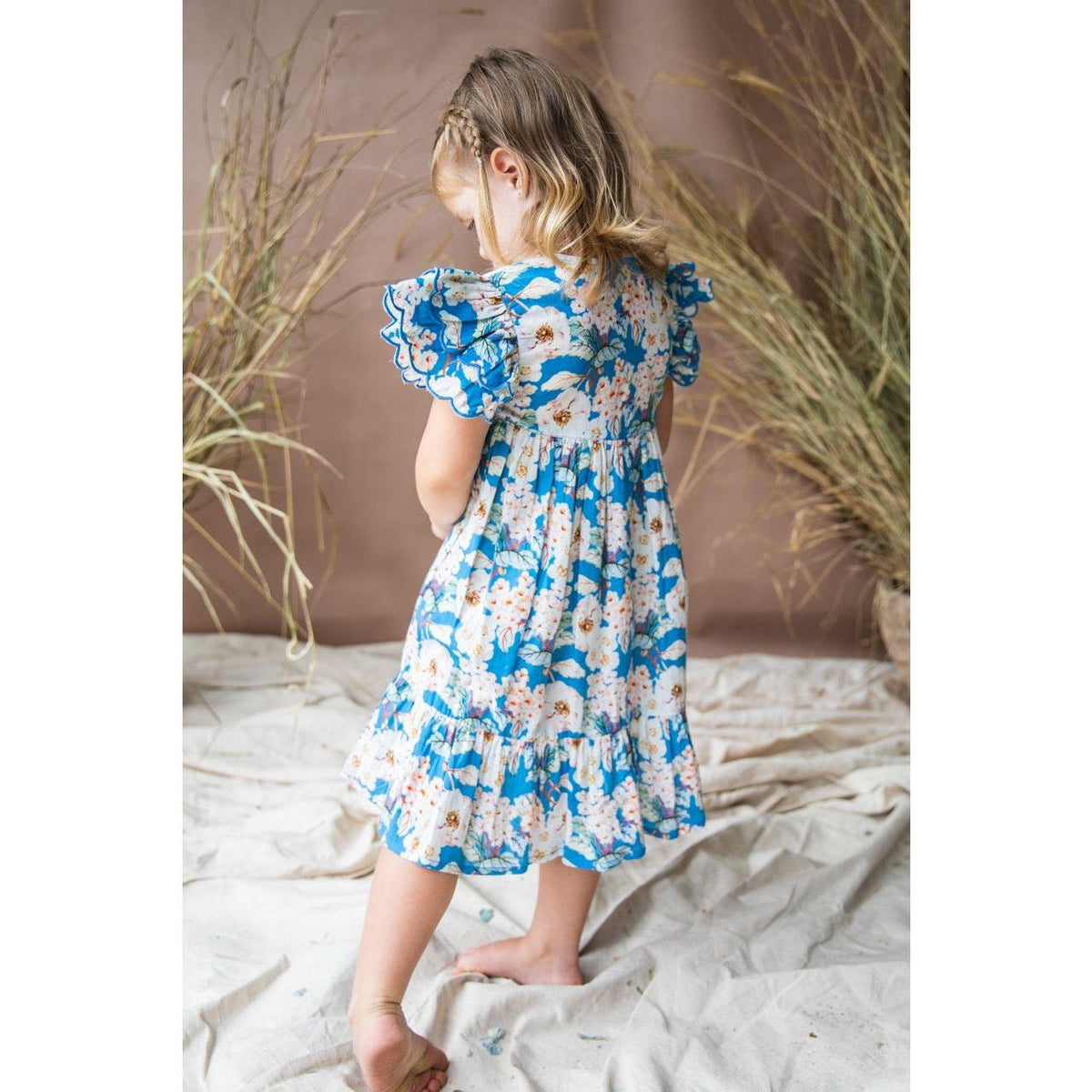 Cupcake Dress-Moroccan Blue