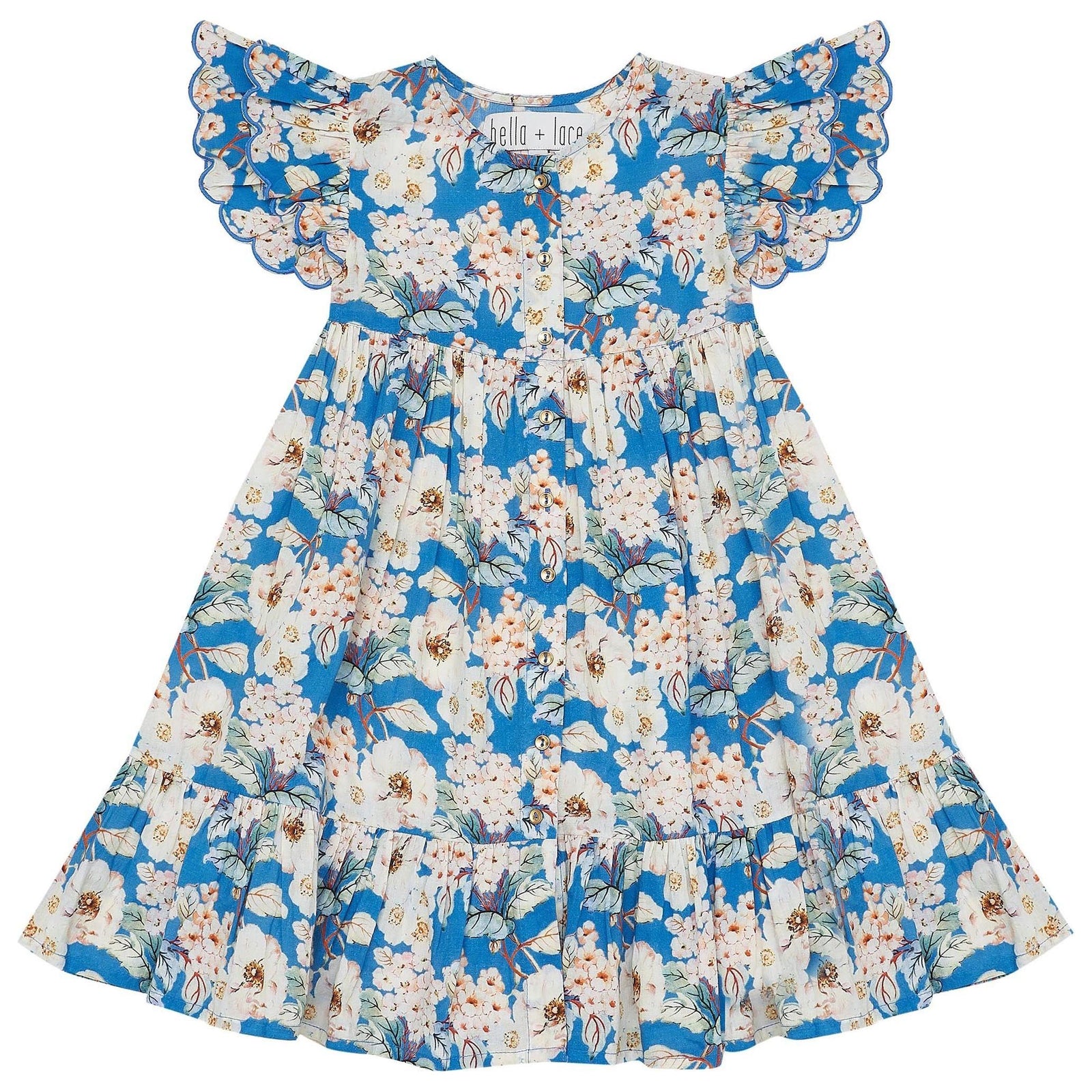 Cupcake Dress-Moroccan Blue