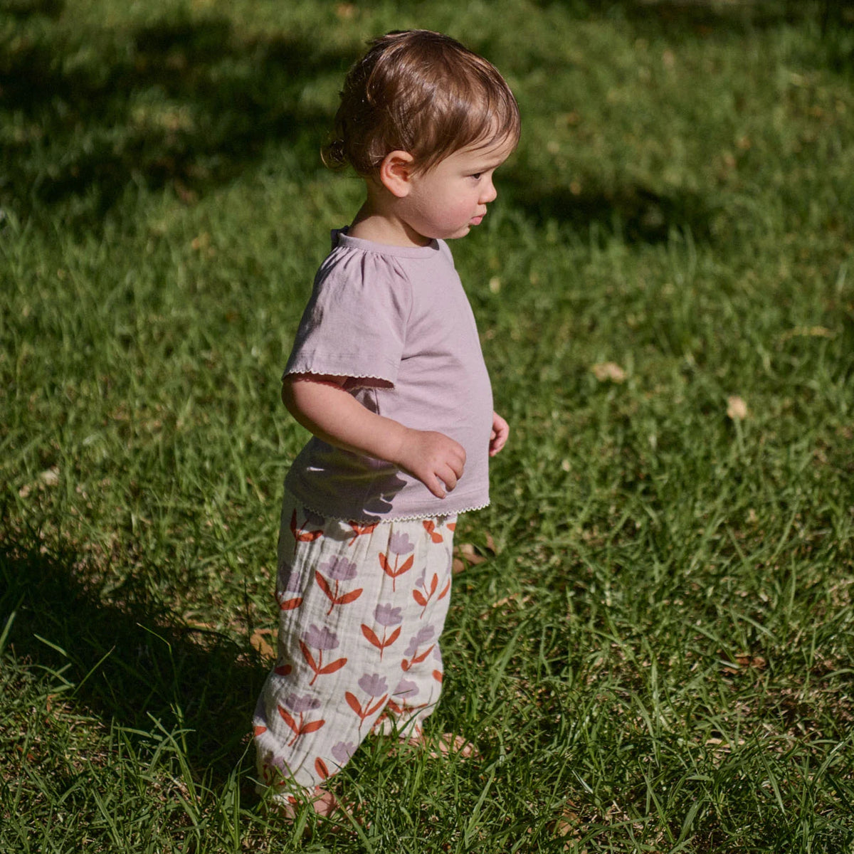 Daphne Pants Muslin - Fleurette Print