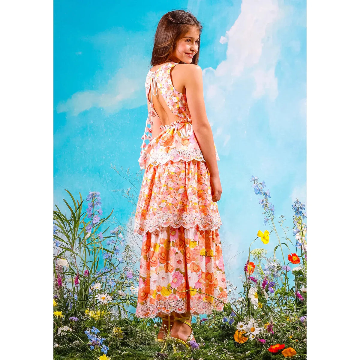 Blossom Embroidered Maxi Dress