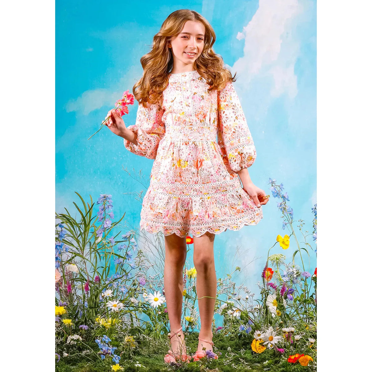 Blossom Embroidered Dress