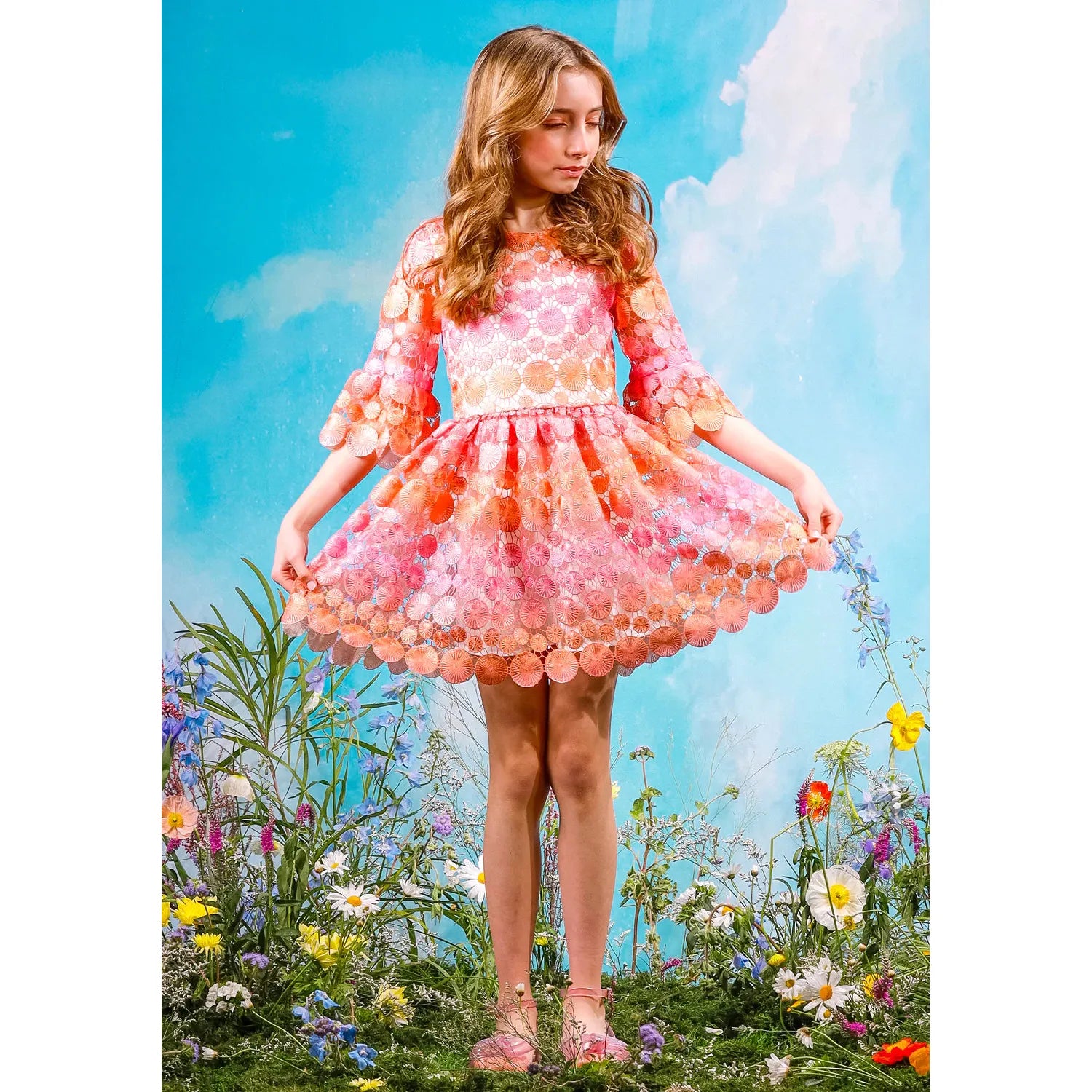 Louise Embroidered Dress - Buckets and Spades