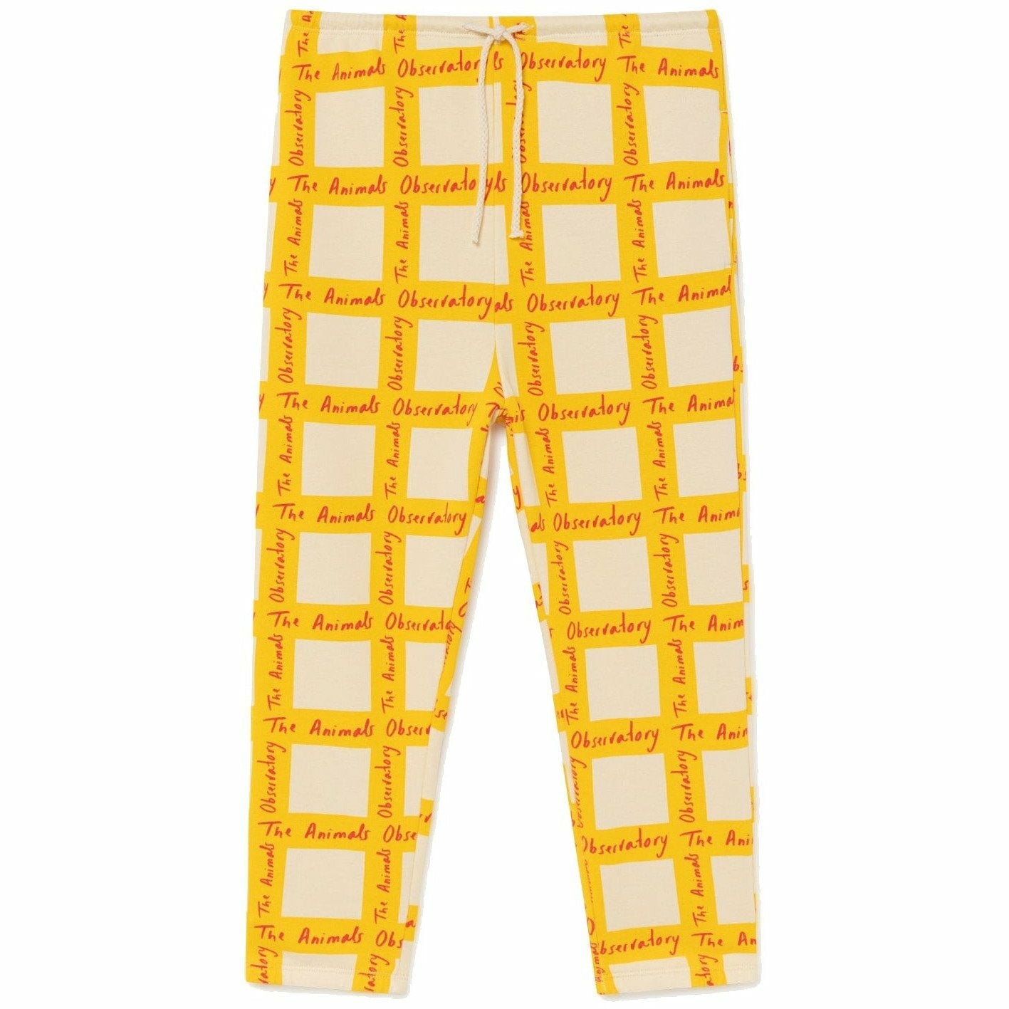 Dromedary Kids Trousers White Squares