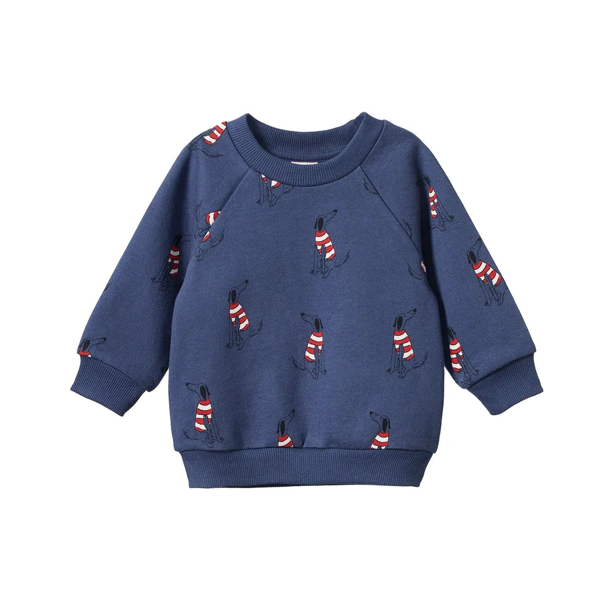 Emerson Sweater - Best Friend Indigo Print