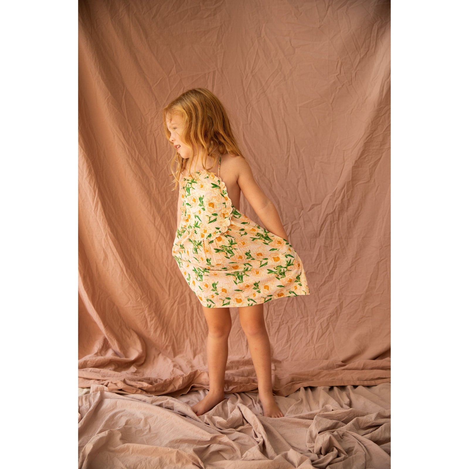 Evie Dress-Soiree Bouquet Strawberry Sundae