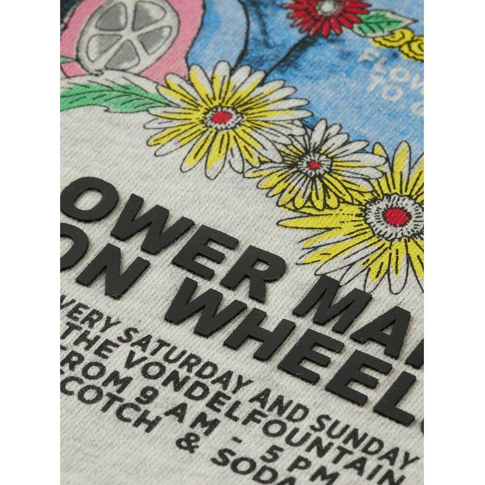 Regular Fit Organic Artwork Sweatshirt - Ecru Melange