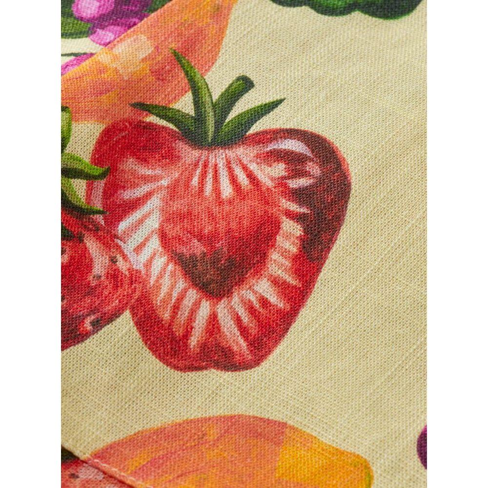 All-Over Printed Ruffle Shorts