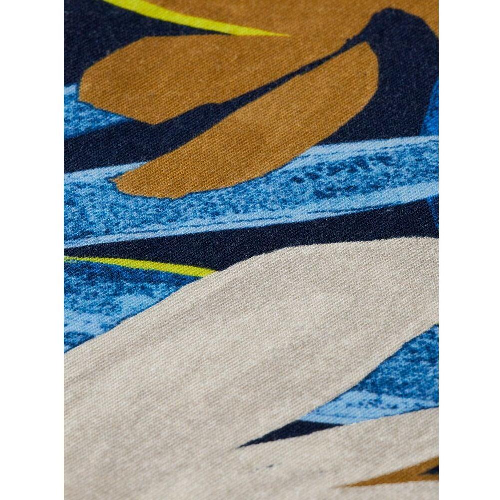 Relaxed Fit Printed Organic T-Shirt - Flower Camo