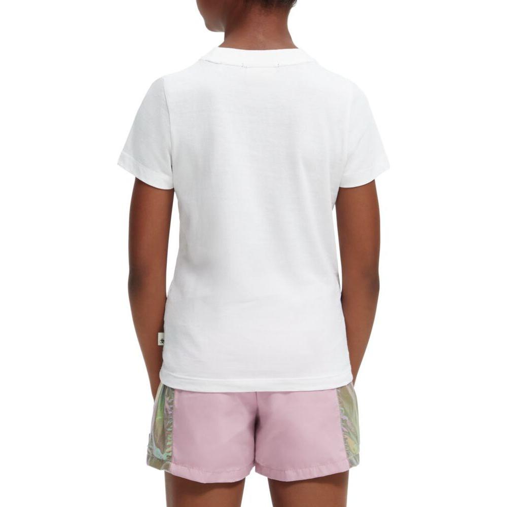 Slim-Fit Flower Artwork T-Shirt