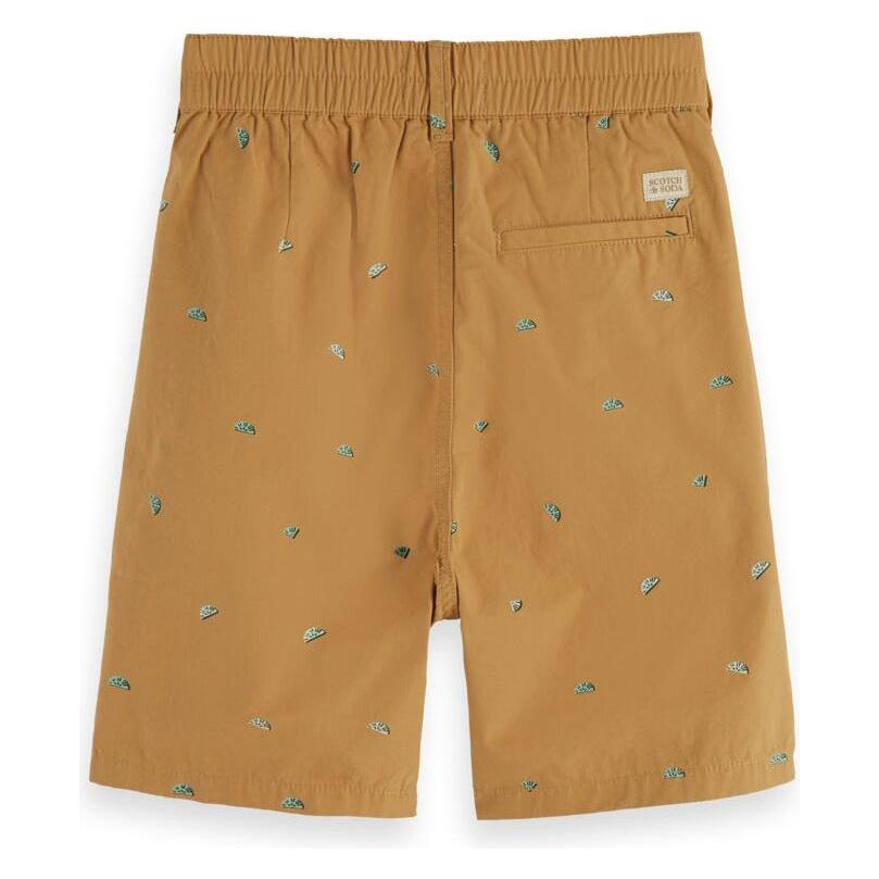 All-Over Printed Peached Chino