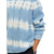 Tie-Dye Rib Knit Organic Cotton Sweater - Cornflower