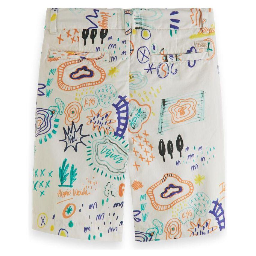 All-Over Printed Chino Shorts