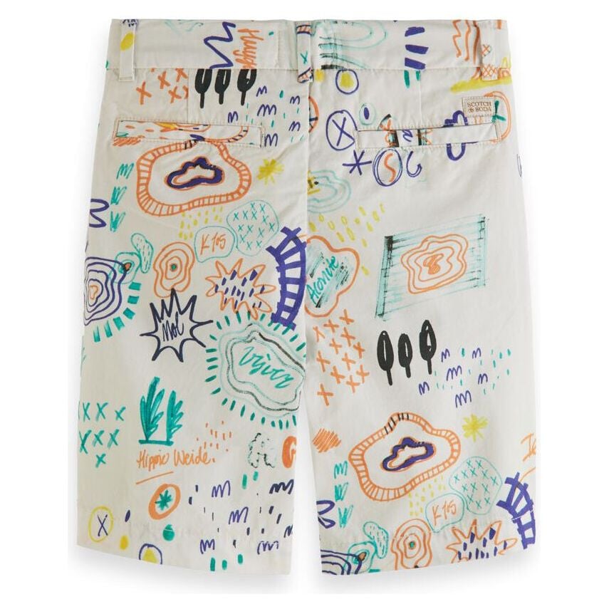 All-Over Printed Chino Shorts