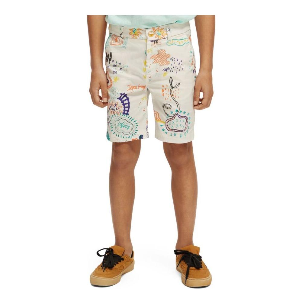 All-Over Printed Chino Shorts
