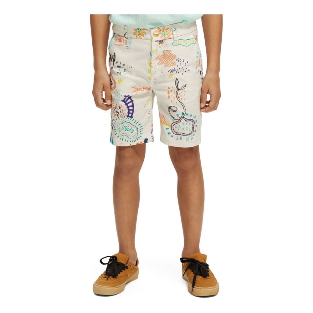 All-Over Printed Chino Shorts
