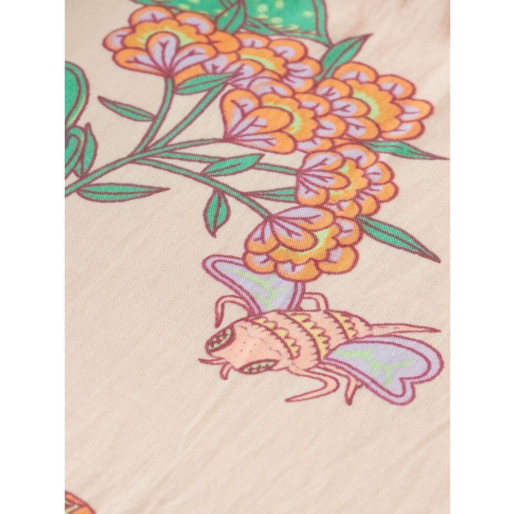 All-Over Printed Smock Detail Dress