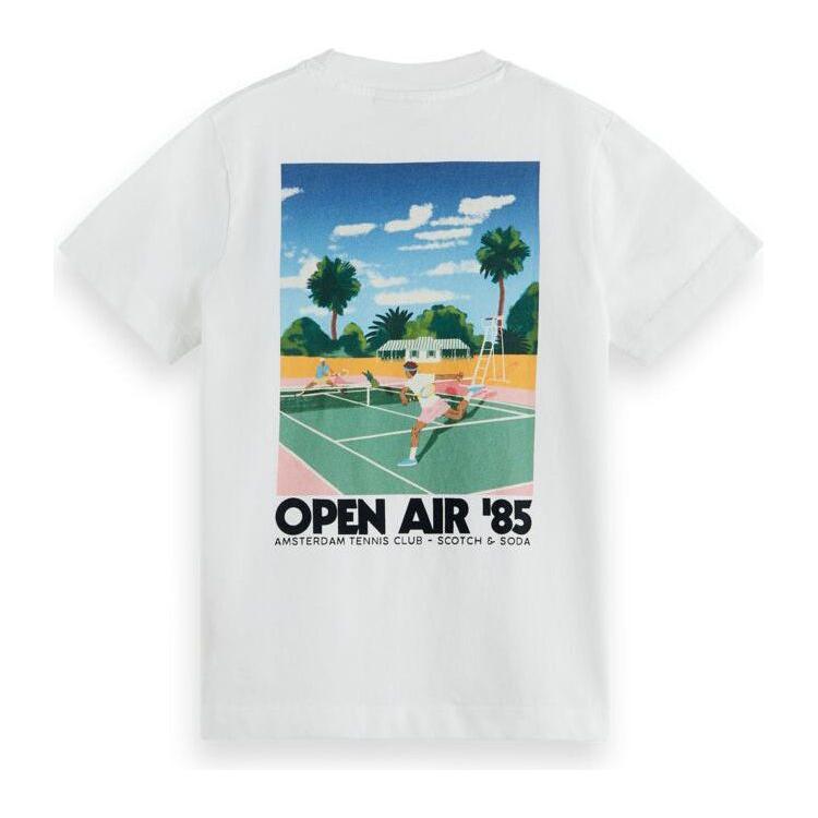 Relaxed-Fit Short-Sleeved Tee - White